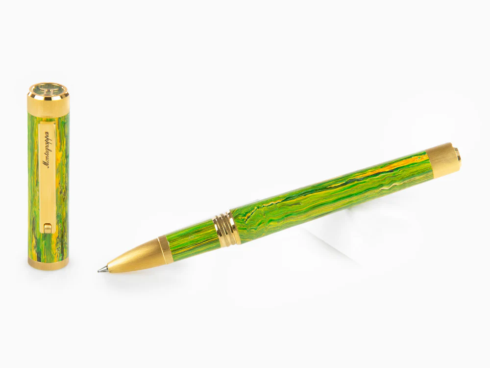 Montegrappa Zero Zodiac Gemini Rollerball pen, Green, Gold plated, ISZEZRIY-G7 - Image 2