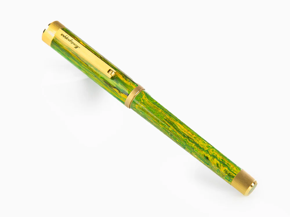 Montegrappa Zero Zodiac Gemini Rollerball pen, Green, Gold plated, ISZEZRIY-G7 - Image 3