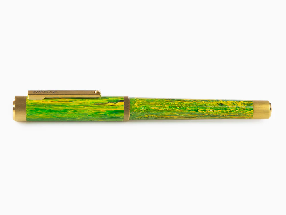 Montegrappa Zero Zodiac Gemini Rollerball pen, Green, Gold plated, ISZEZRIY-G7 - Image 9