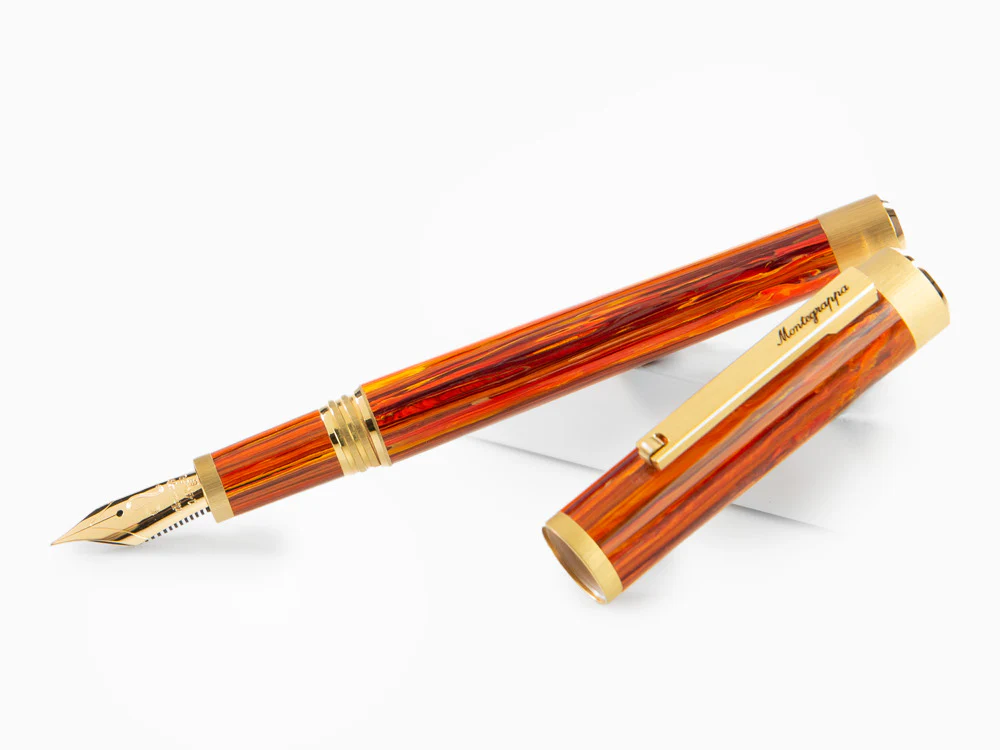 Montegrappa Zero Zodiac Leo Fountain Pen, 14k, Ltd Edition, ISZEZ-4Y-O2 - Image 4