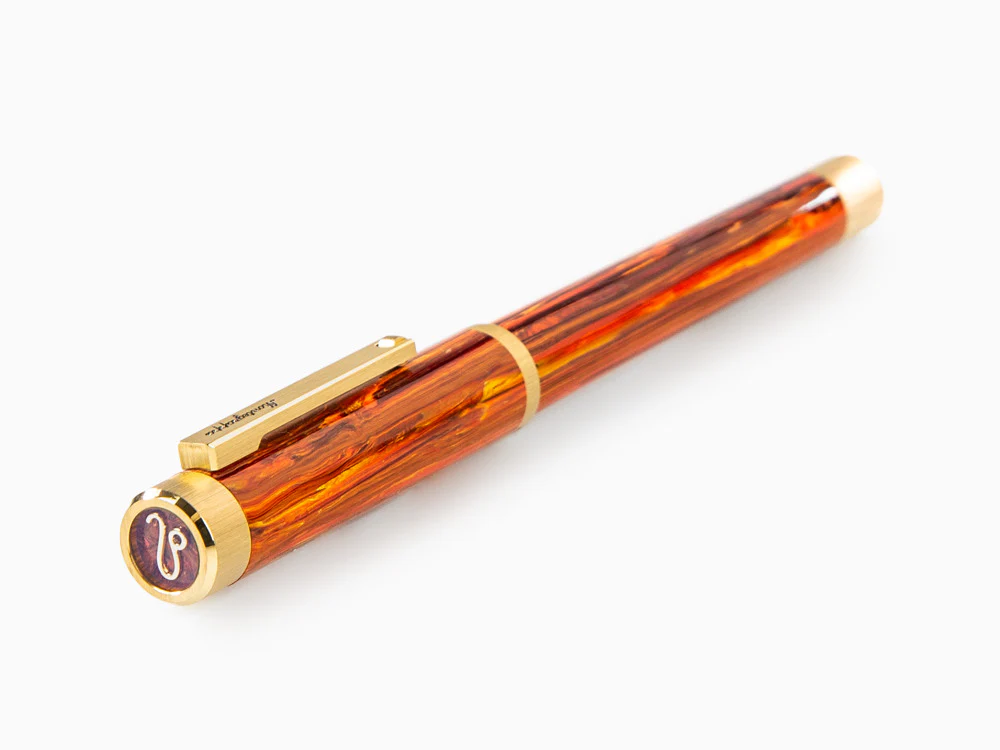 Montegrappa Zero Zodiac Leo Fountain Pen, 14k, Ltd Edition, ISZEZ-4Y-O2 - Image 6