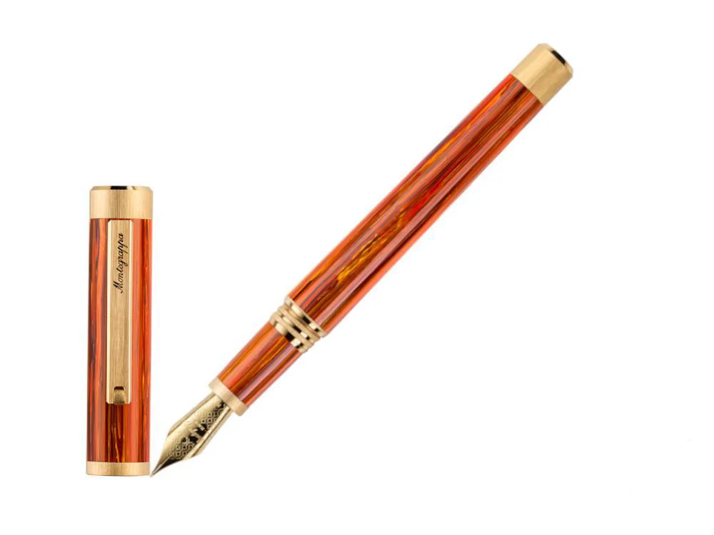 Montegrappa Zero Zodiac Leo Fountain Pen, Steel, ISZEZ-IY-O2 - Image 2