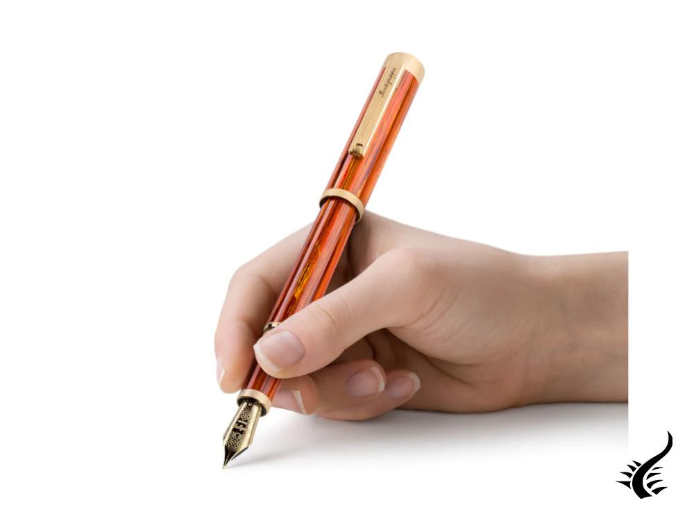 Montegrappa Zero Zodiac Leo Fountain Pen, Steel, ISZEZ-IY-O2 - Image 7