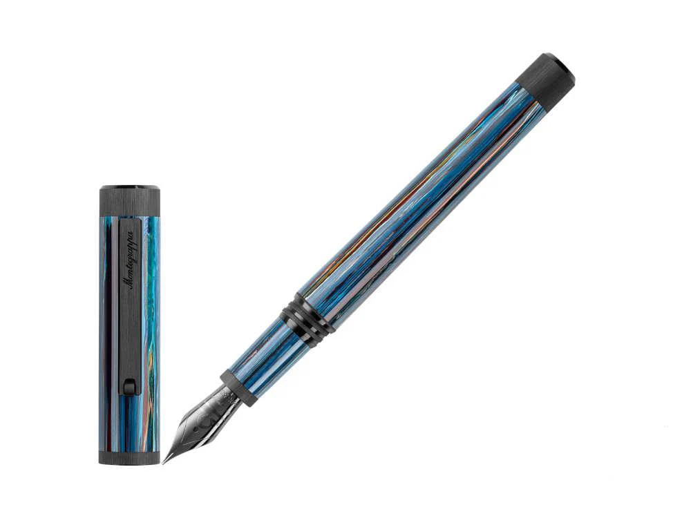 Montegrappa Zero Zodiac Libra Fountain Pen, 14K, Limited Ed, ISZEZ-4C-B8 - Image 2