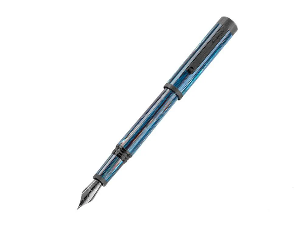 Montegrappa Zero Zodiac Libra Fountain Pen, 14K, Limited Ed, ISZEZ-4C-B8 - Image 4