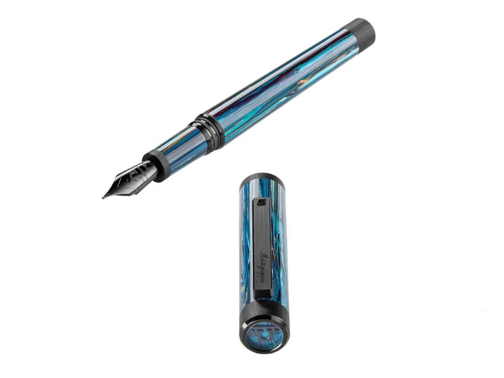 Montegrappa Zero Zodiac Libra Fountain Pen, 14K, Limited Ed, ISZEZ-4C-B8 - Image 5