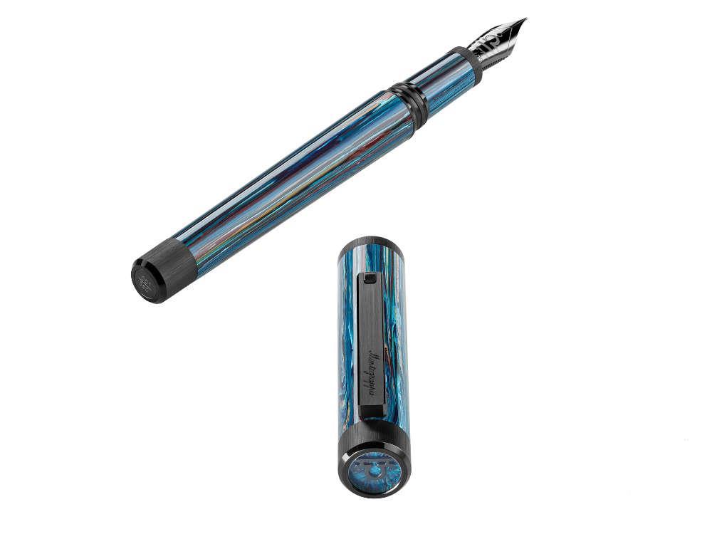 Montegrappa Zero Zodiac Libra Fountain Pen, 14K, Limited Ed, ISZEZ-4C-B8 - Image 6