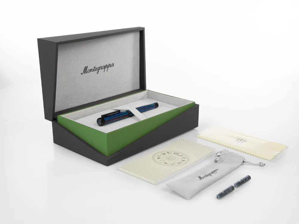Montegrappa Zero Zodiac Libra Fountain Pen, Steel, ISZEZ-IC-B8 - Image 10