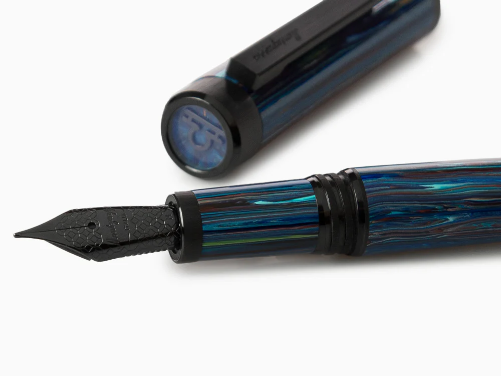 Montegrappa Zero Zodiac Libra Fountain Pen, Steel, ISZEZ-IC-B8 - Image 5