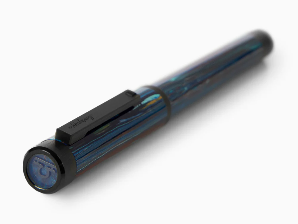 Montegrappa Zero Zodiac Libra Fountain Pen, Steel, ISZEZ-IC-B8 - Image 6