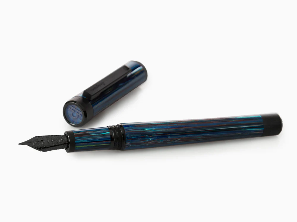 Montegrappa Zero Zodiac Libra Fountain Pen, Steel, ISZEZ-IC-B8 - Image 7