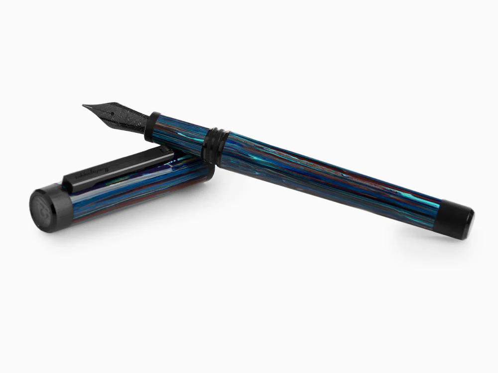 Montegrappa Zero Zodiac Libra Fountain Pen, Steel, ISZEZ-IC-B8 - Image 8