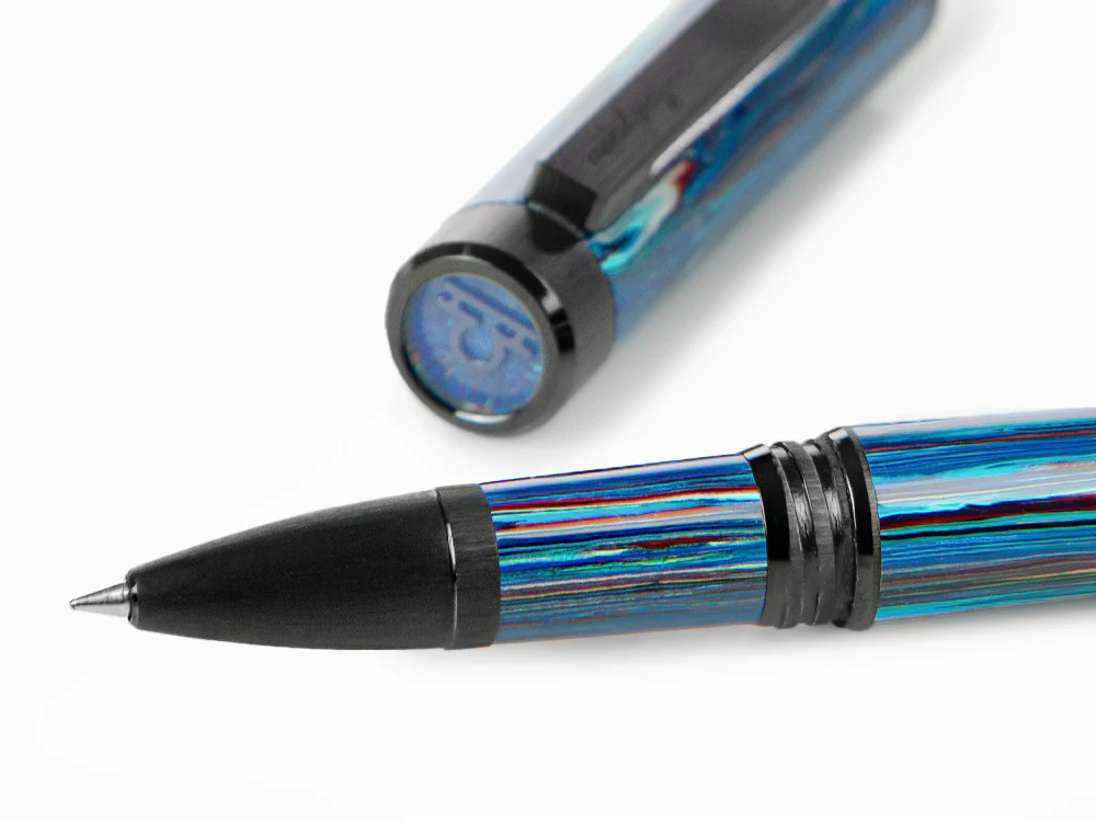 Montegrappa Zero Zodiac Libra Rollerball pen, Montegrappite, PVD, ISZEZRIC-B8 - Image 5