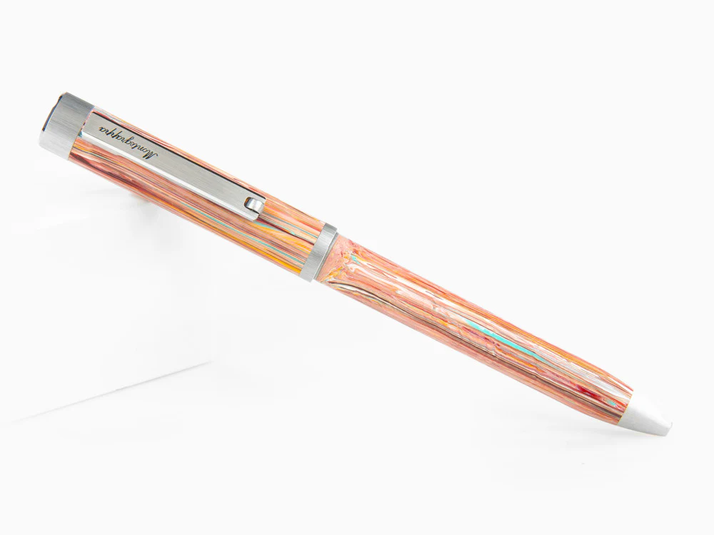 Montegrappa Zero Zodiac Pisces Ballpoint pen, Pink, Stainless Steel, ISZEZBIP-S2 - Image 3