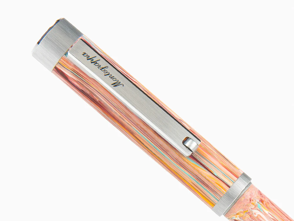 Montegrappa Zero Zodiac Pisces Ballpoint pen, Pink, Stainless Steel, ISZEZBIP-S2 - Image 8