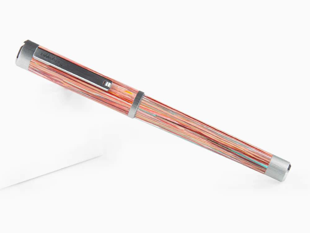 Montegrappa Zero Zodiac Pisces Fountain Pen, Steel, ISZEZ-IP-S2 - Image 3