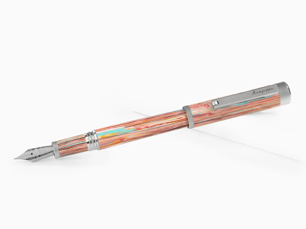 Montegrappa Zero Zodiac Pisces Fountain Pen, Steel, ISZEZ-IP-S2 - Image 4