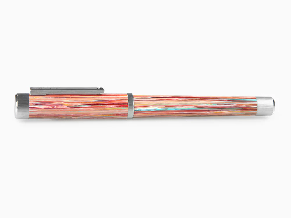 Montegrappa Zero Zodiac Pisces Fountain Pen, Steel, ISZEZ-IP-S2 - Image 9