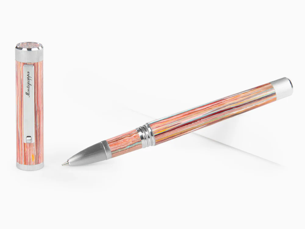 Montegrappa Zero Zodiac Pisces Rollerball pen, Pink, Steel, ISZEZRIP-S2 - Image 2