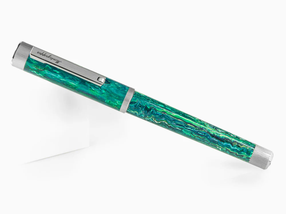 Montegrappa Zero Zodiac Sagittarius Fountain Pen, Steel, ISZEZ-IP-G10 - Image 3