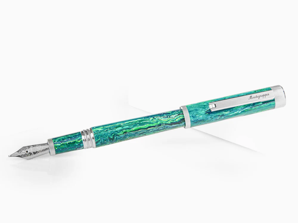 Montegrappa Zero Zodiac Sagittarius Fountain Pen, Steel, ISZEZ-IP-G10 - Image 4