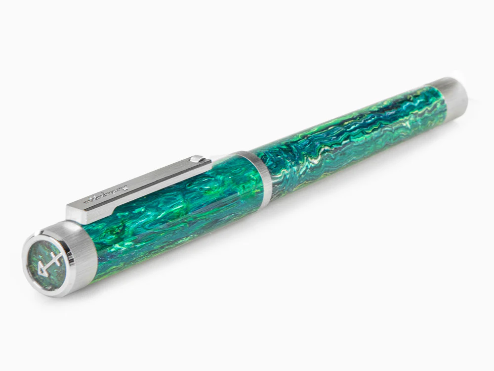 Montegrappa Zero Zodiac Sagittarius Fountain Pen, Steel, ISZEZ-IP-G10 - Image 6