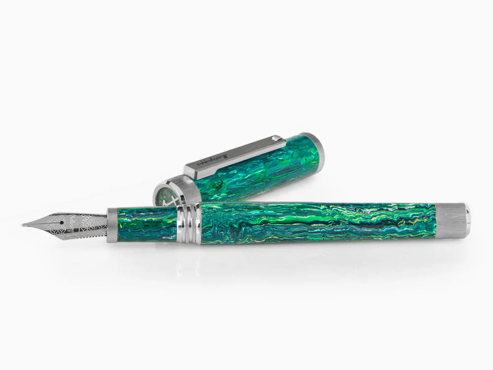 Montegrappa Zero Zodiac Sagittarius Fountain Pen, Steel, ISZEZ-IP-G10 - Image 7