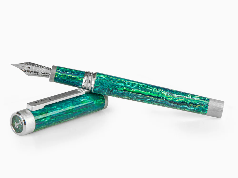 Montegrappa Zero Zodiac Sagittarius Fountain Pen, Steel, ISZEZ-IP-G10 - Image 8