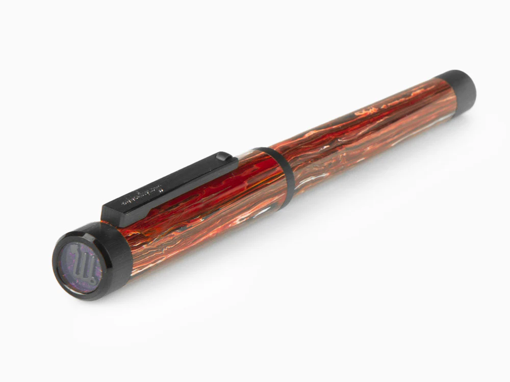 Montegrappa Zero Zodiac Scorpio Fountain Pen, 14K, Lim Ed, ISZEZ-4C-R4 - Image 6