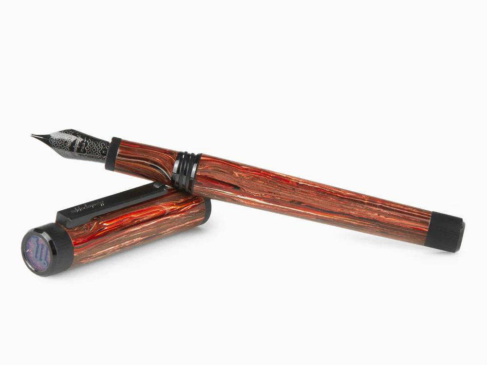 Montegrappa Zero Zodiac Scorpio Fountain Pen, Steel, ISZEZ-IC-R4 - Image 8
