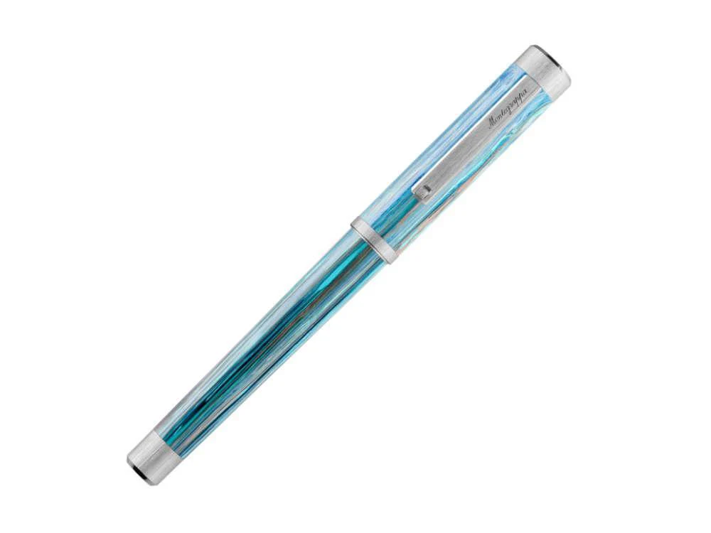 Montegrappa Zero Zodiac Taurus Fountain Pen, Blue, ISZEZ-IP-A1 - Image 3