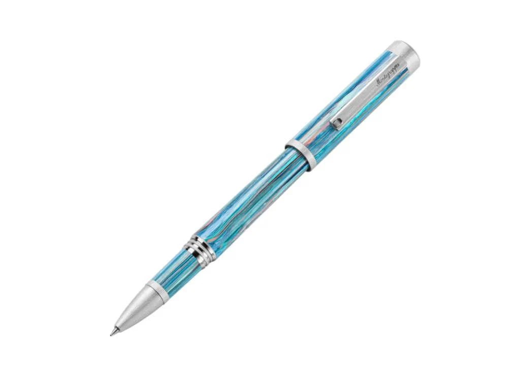 Montegrappa Zero Zodiac Taurus Rollerball pen, Montegrappite, Blue, ISZEZRIP-A1 - Image 4