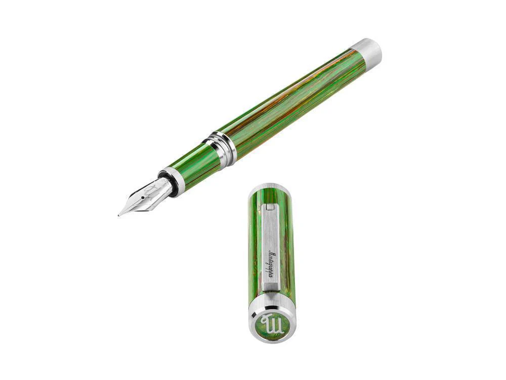Montegrappa Zero Zodiac Virgo Fountain Pen, 14k, LE, ISZEZ-4P-G8 - Image 5