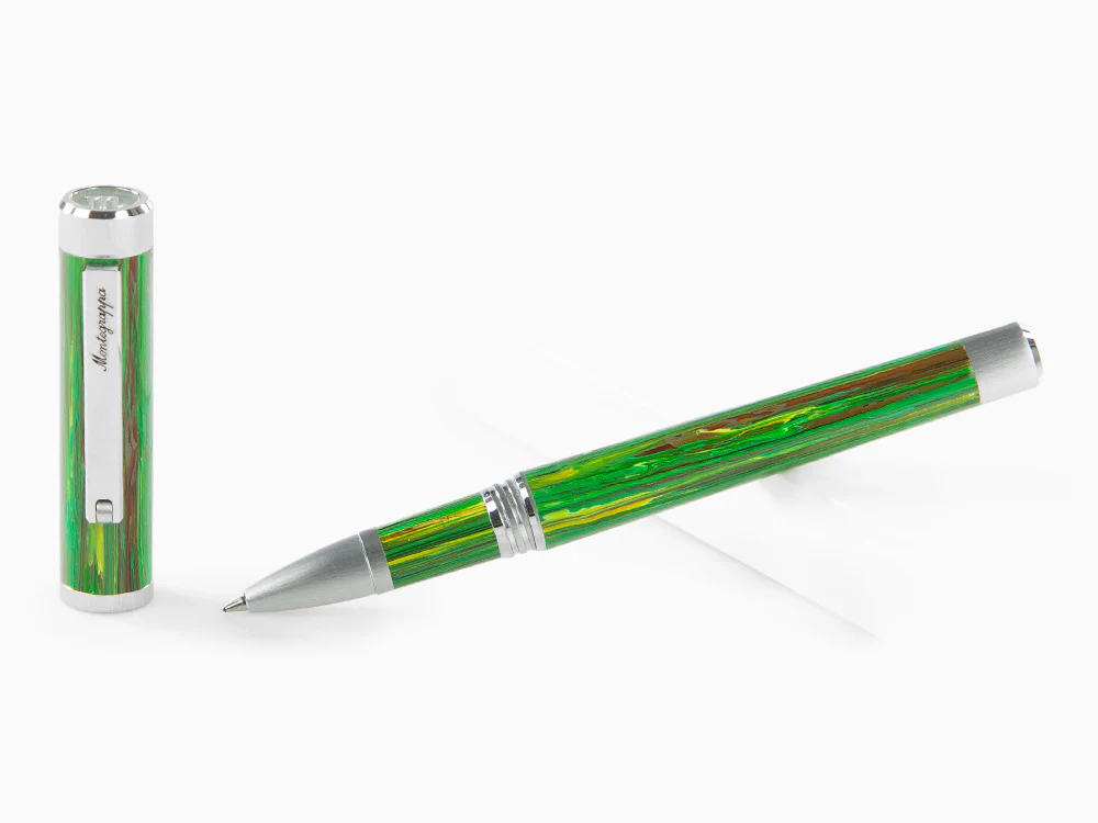 Montegrappa Zero Zodiac Virgo Rollerball pen, Green, Steel, ISZEZRIP-G8 - Image 2