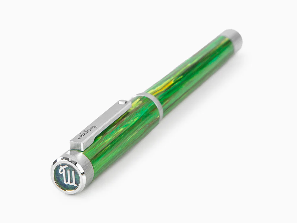 Montegrappa Zero Zodiac Virgo Rollerball pen, Green, Steel, ISZEZRIP-G8 - Image 6