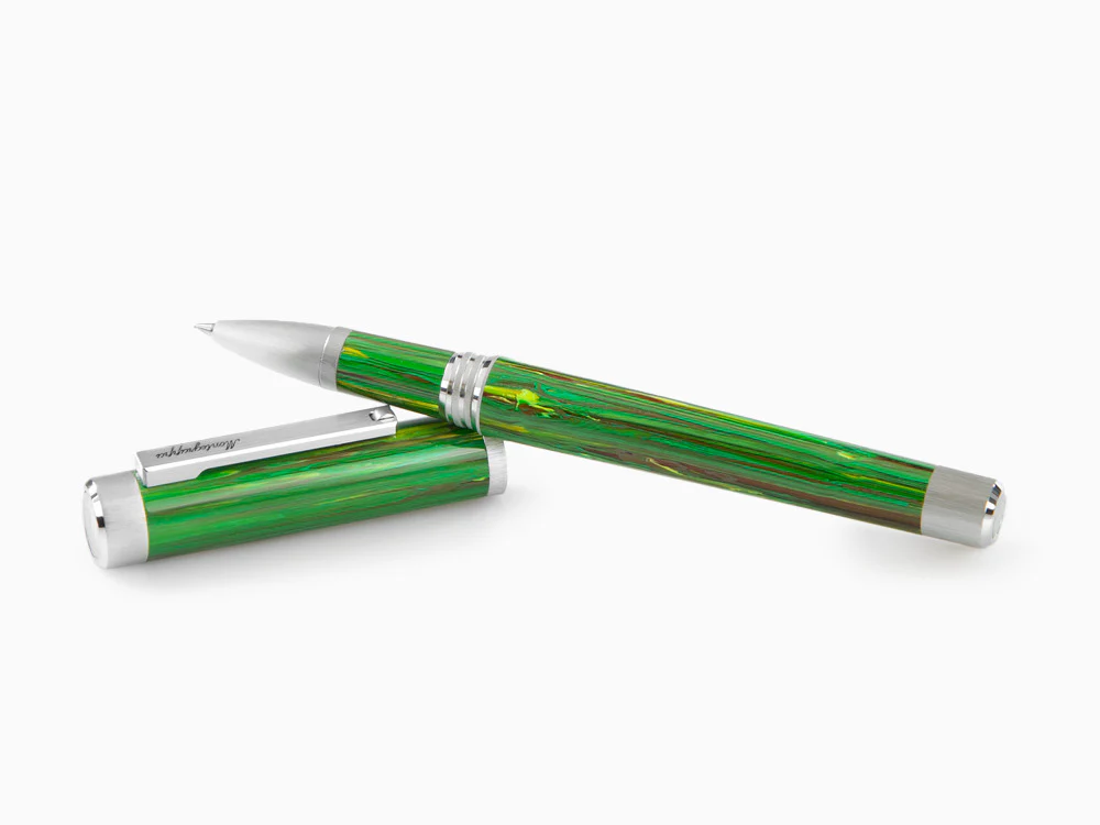 Montegrappa Zero Zodiac Virgo Rollerball pen, Green, Steel, ISZEZRIP-G8 - Image 8