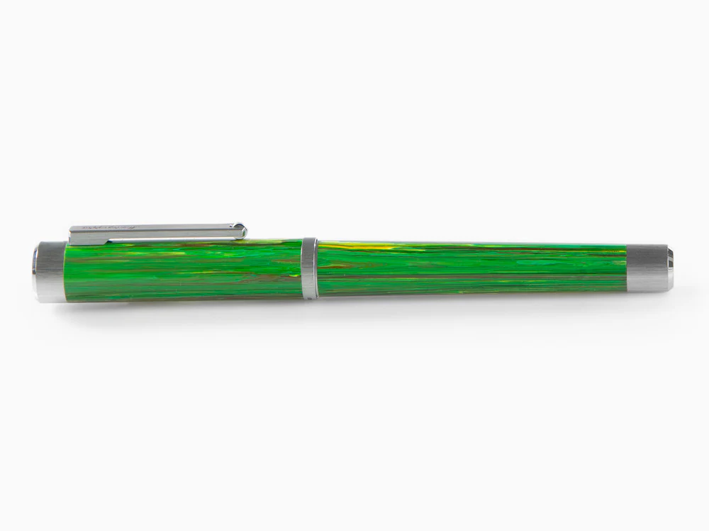 Montegrappa Zero Zodiac Virgo Rollerball pen, Green, Steel, ISZEZRIP-G8 - Image 9
