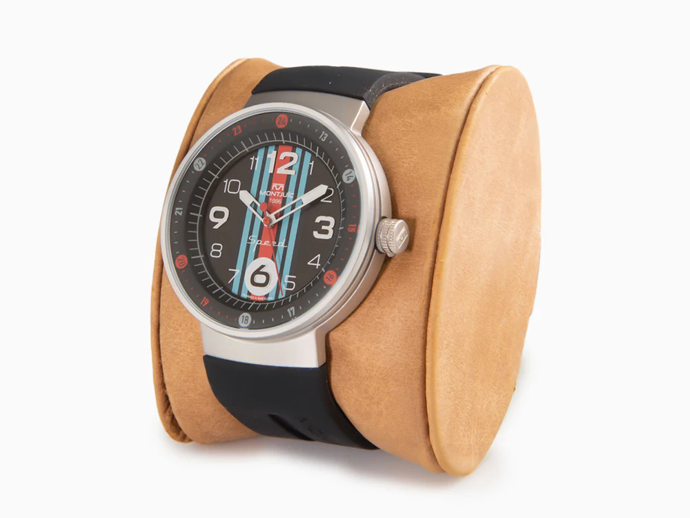 Montjuic Special Quartz Watch, Stainless Steel 316L, Black, 43 mm, MJ1.1302.S - Image 4