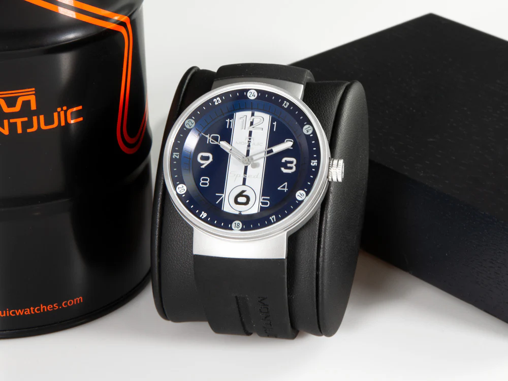 Montjuic Special Quartz Watch, Stainless Steel 316L, Blue, 43 mm, MJ1.1004.S - Image 4