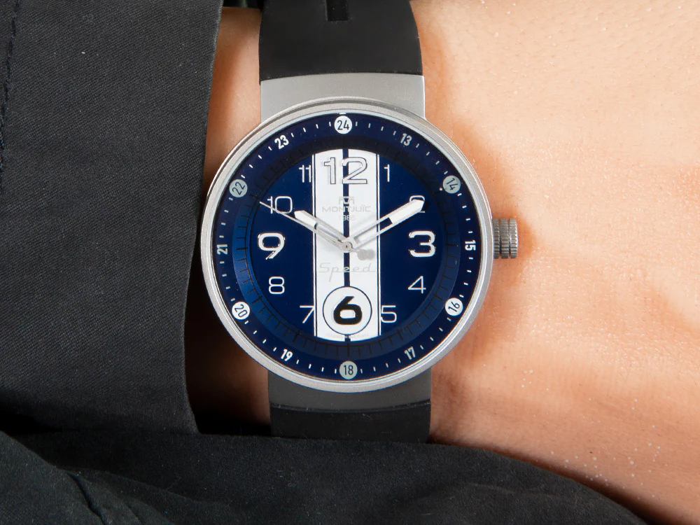 Montjuic Special Quartz Watch, Stainless Steel 316L, Blue, 43 mm, MJ1.1004.S - Image 6