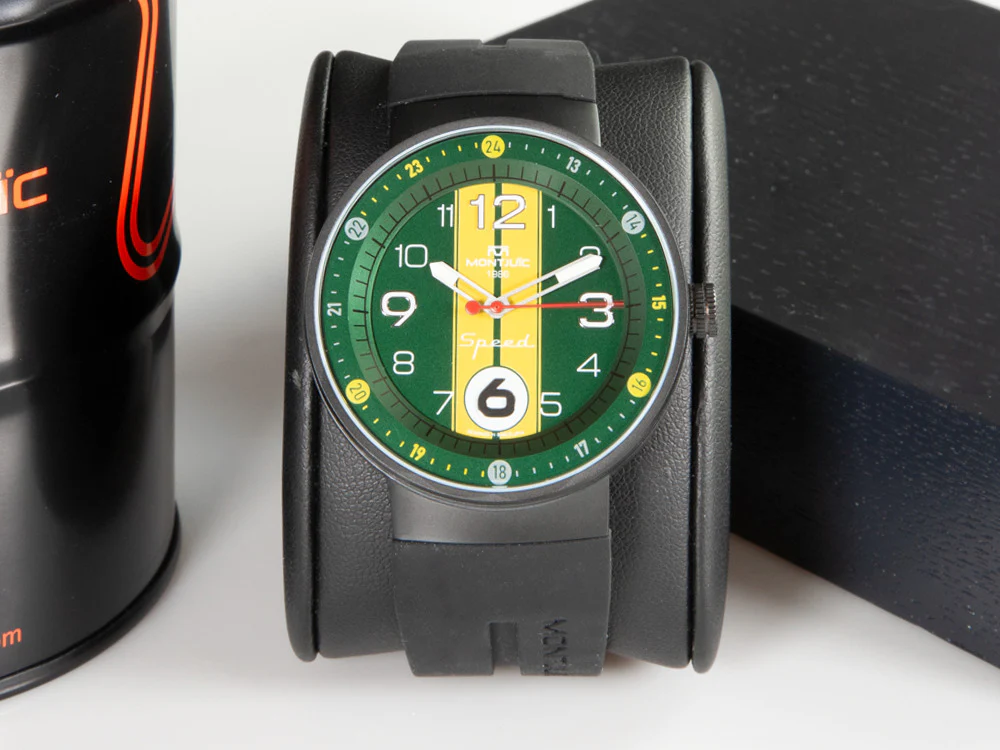 Montjuic Special Quartz Watch, Stainless Steel 316L, Green, 43 mm, MJ1.1108.B - Image 2