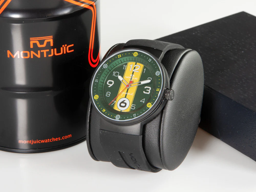 Montjuic Special Quartz Watch, Stainless Steel 316L, Green, 43 mm, MJ1.1108.B - Image 4