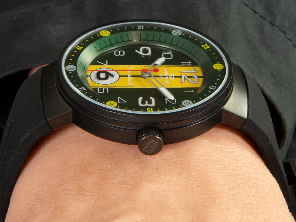 Montjuic Special Quartz Watch, Stainless Steel 316L, Green, 43 mm, MJ1.1108.B - Image 7
