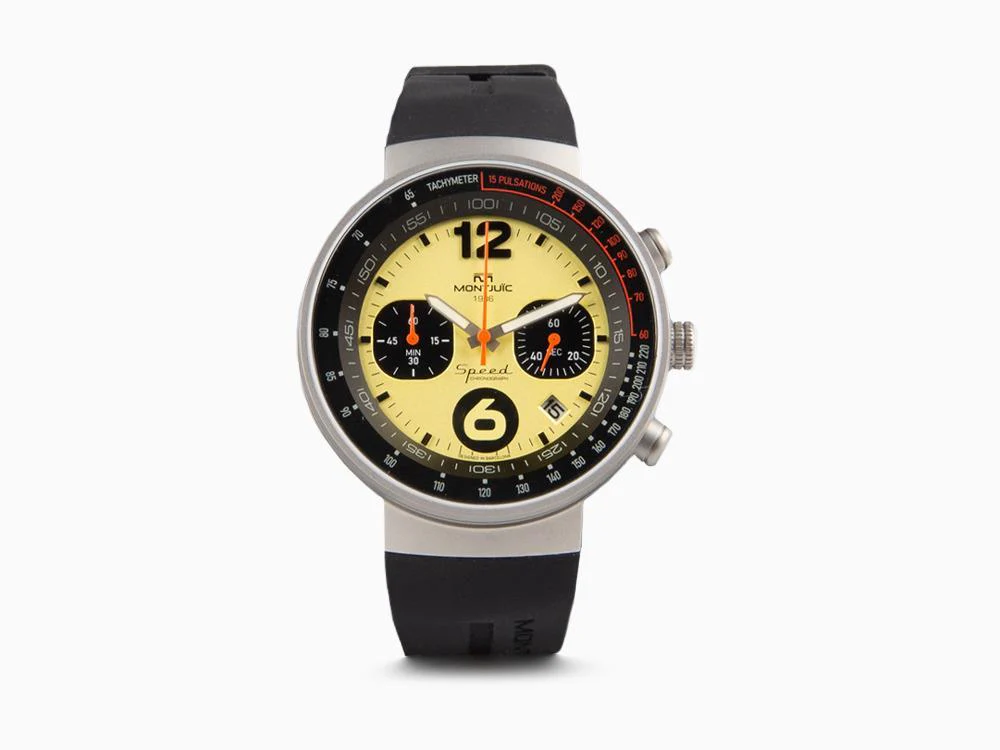Montjuic Speed Chronograph Quartz Watch, White, 45 mm, MJ2.0701.S - Image 2