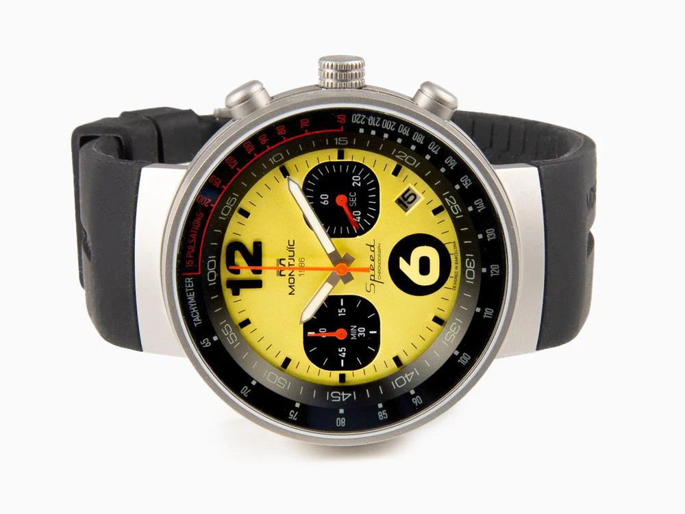 Montjuic Speed Chronograph Quartz Watch, White, 45 mm, MJ2.0701.S - Image 6