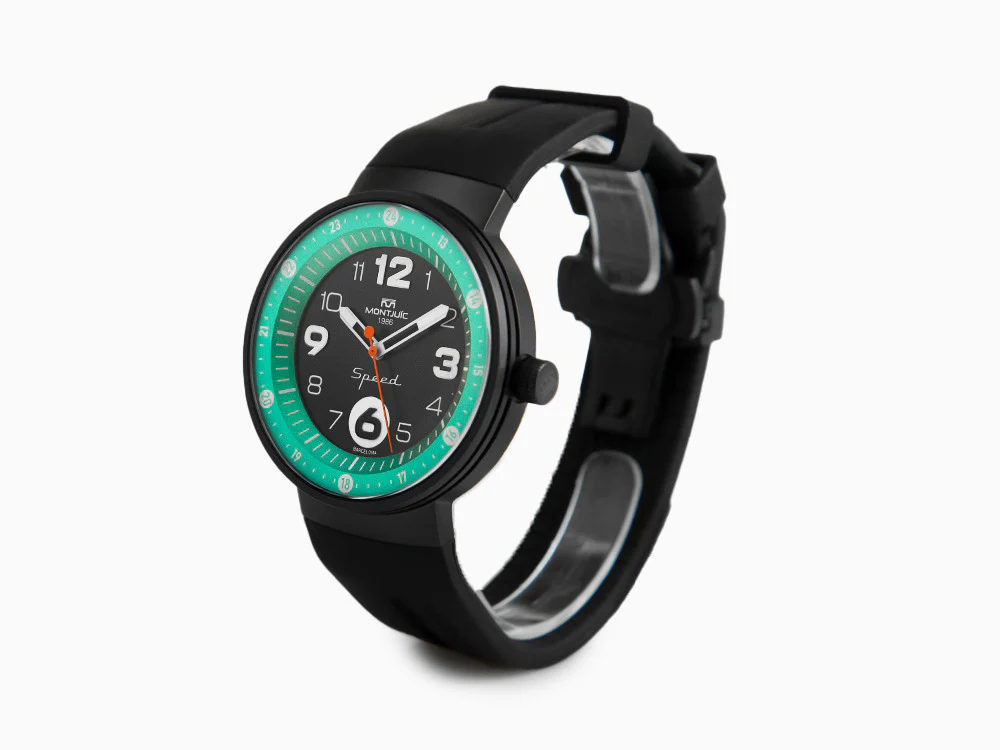 Montjuic Speed Special Racing Series Quartz Watch, Black, 43 mm, MJ1.1611.B - Image 4