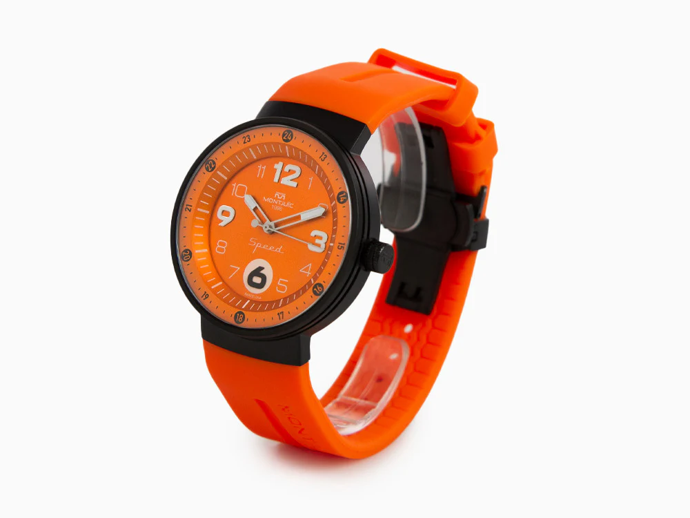 Montjuic Speed Special Racing Series Quartz Watch, Orange, 43 mm, MJ1.1712.B - Image 4