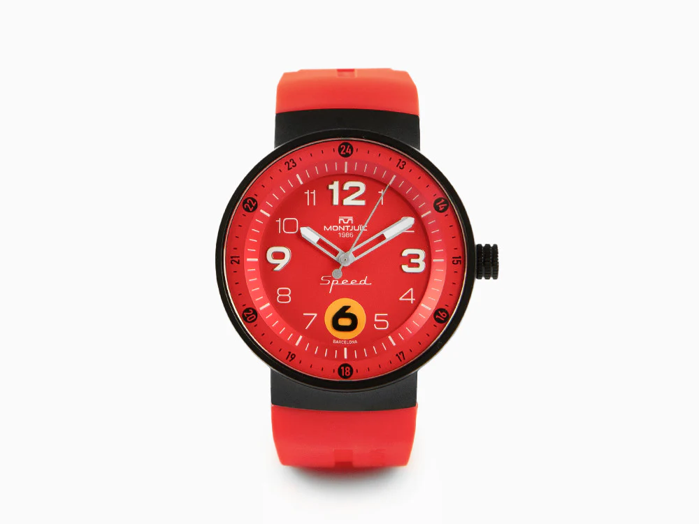 Montjuic Speed Special Racing Series Quartz Watch, Red, 43 mm, MJ1.1510.B - Image 2