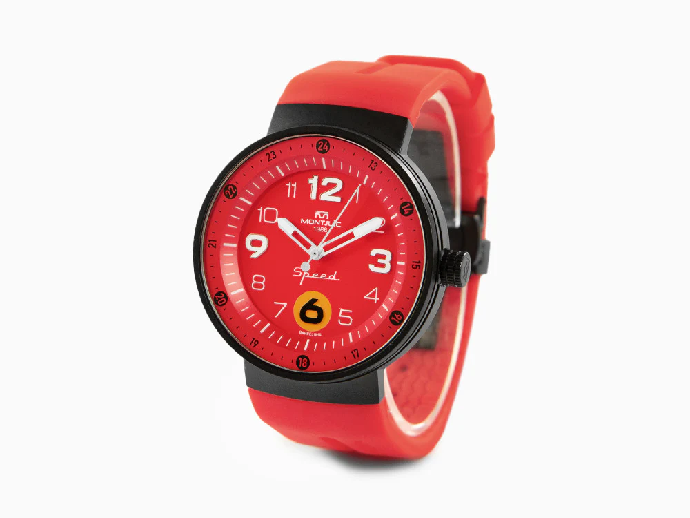 Montjuic Speed Special Racing Series Quartz Watch, Red, 43 mm, MJ1.1510.B - Image 4