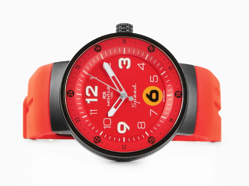 Montjuic Speed Special Racing Series Quartz Watch, Red, 43 mm, MJ1.1510.B - Image 7